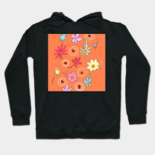 Doodle Botanical Pattern 1 Hoodie